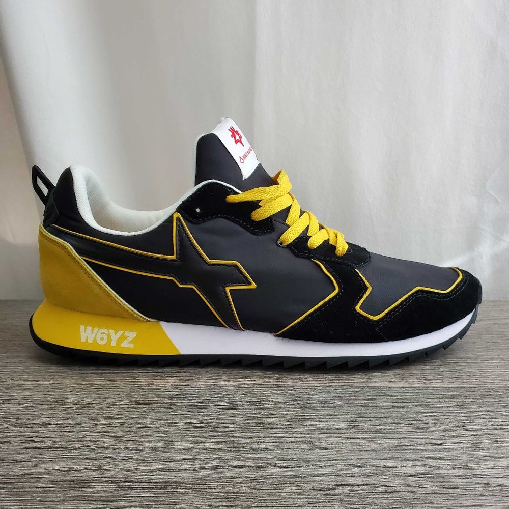 W6YZ Jet-M Suede and Nylon Lightweight Sneakers US 12.5 EU 47